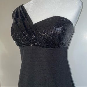 Xscape by Joanna Chen One Shoulder Cocktail Dress